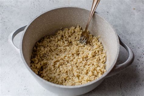 Fluffing Brown Rice