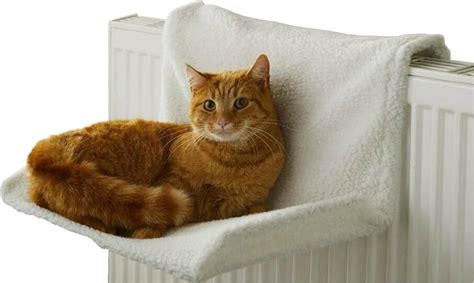 Fluffy Cat Radiator Bed