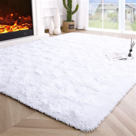 Fluffy Soft White Rug