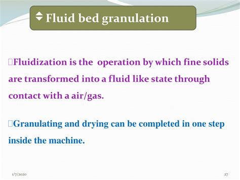 Fluid Bed Granulation Slideshare