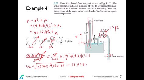 Fluid Mechanics Example Problems