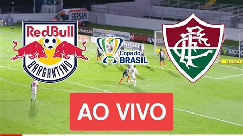 fluminense x bragantino ao vivo com imagens