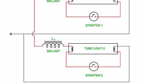 Fluorescent Tube Light Wiring Diagram T5 Led Led , Led