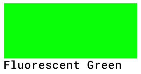 fluorescent green hex code