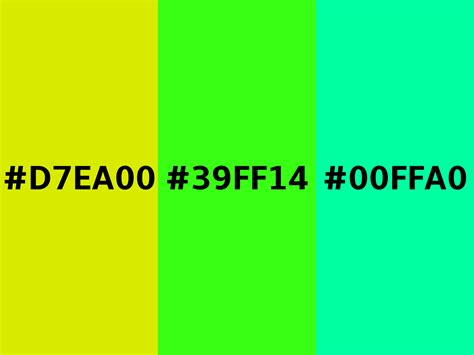 fluorescent lime green hex code