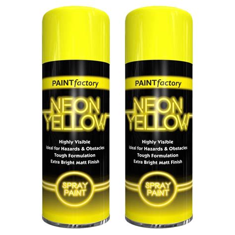Fluorescent Yellow Wall Paint