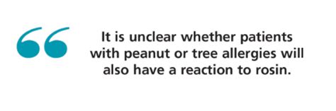 Fluoride Varnish Pine Nut Allergy