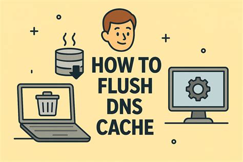 Flushing DNS cache to fix connection