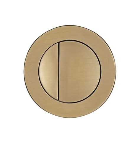 Flush Button Brass