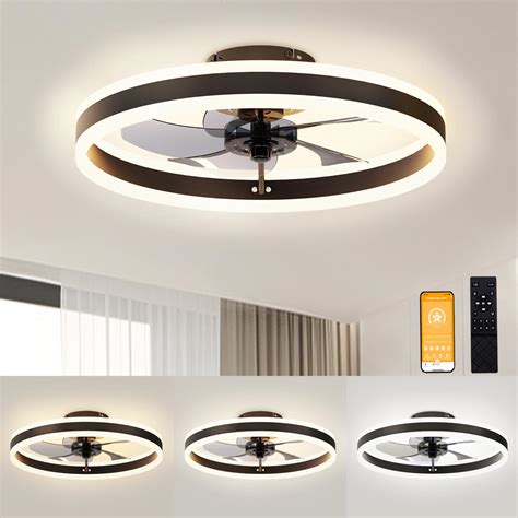 Flush Ceiling Fans With Lights Uk