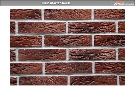 Flush Mortar Joint Advantages