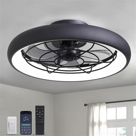 flush mount ceiling fan low profile