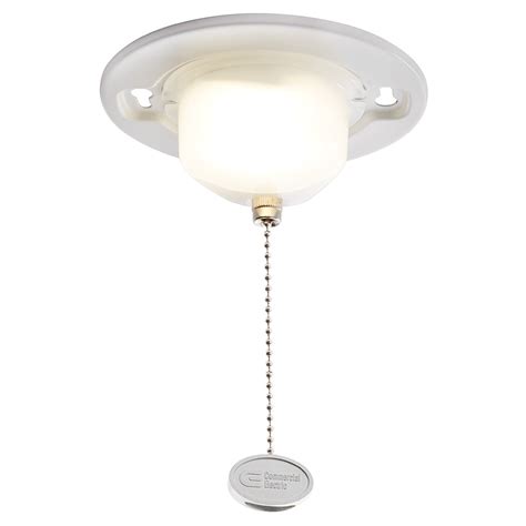 Flush Mount Closet Light With Pull Chain