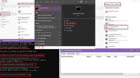 Flush Printer Queue Cmd