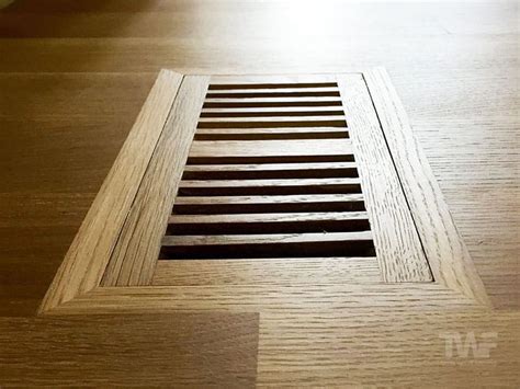 flush wood floor grilles