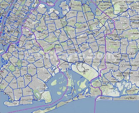 Flushing Queens Zip Code Map