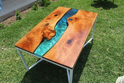 Fluss Tisch Epoxy Esstisch Epoxy Couchtisch Etsy