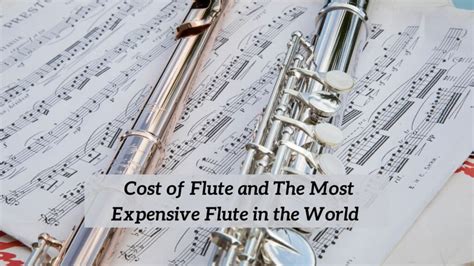 Flute Instruments Cost