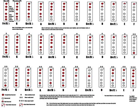 Flute Notes In Order