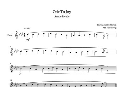 Flute Playing Ode To Joy