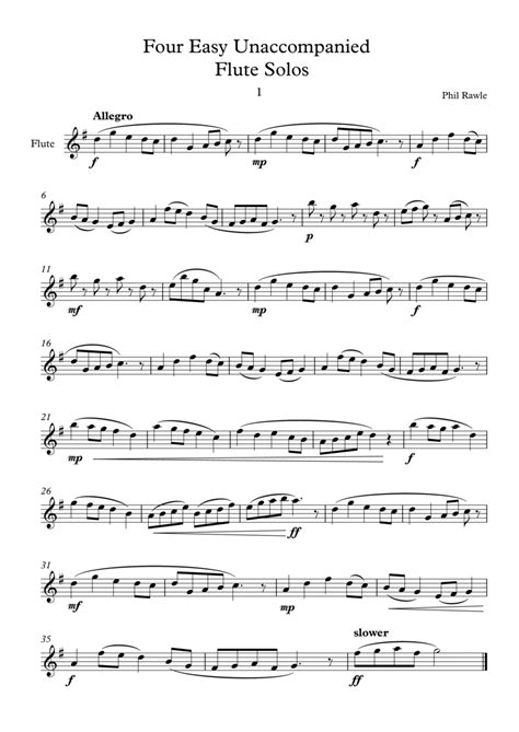 Flute Solos Free