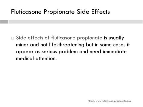 Understanding Fluticasone Propionate Side Effects: What You Need to Know