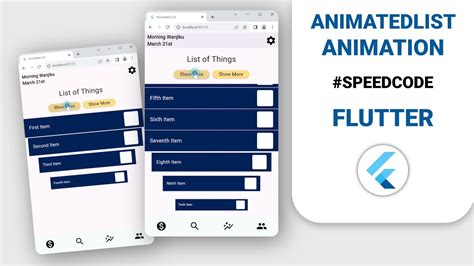 Flutter Animatedlist