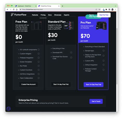 flutter app pricing