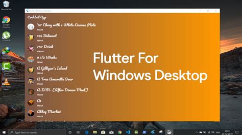 flutter for windows apps