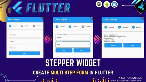 flutter form widget example
