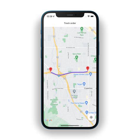 flutter google maps location