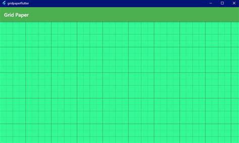 Flutter Grid Paper