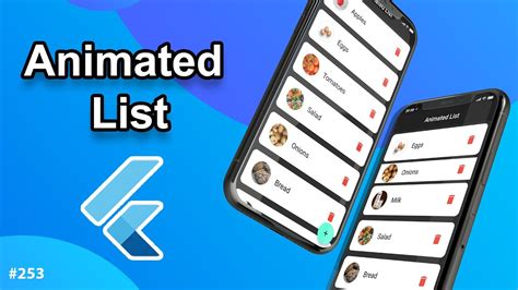 flutter list item animation