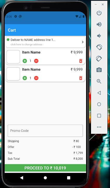 flutter list item click