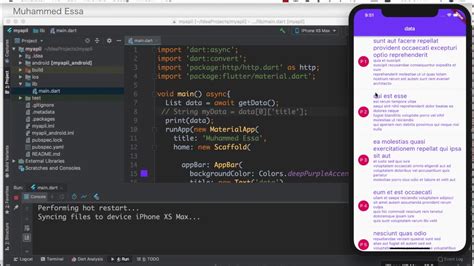 flutter map list