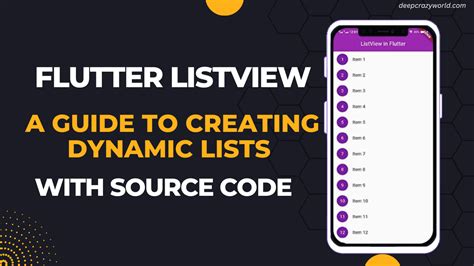 flutter map list dynamic