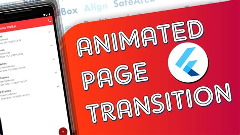 flutter route navigation animation