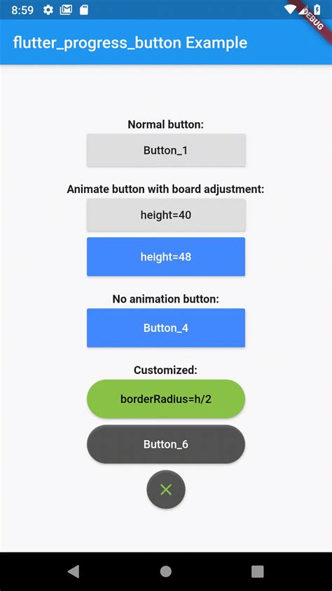 Flutter Vertical Button Bar