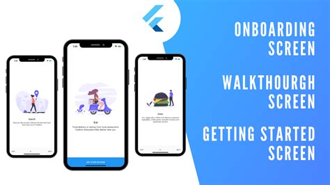 Flutter Walkthrough Screen