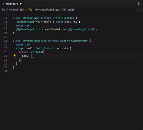 flutter widget tree extension