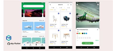 Flutter-Shopping Cart Example Github