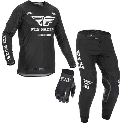 fly mx 2022 black and white gear