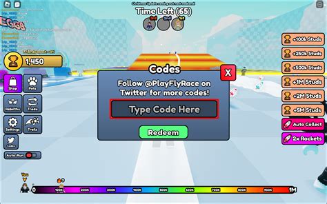 fly race roblox codes