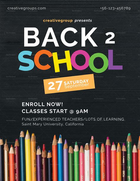 flyer design ideas for school project