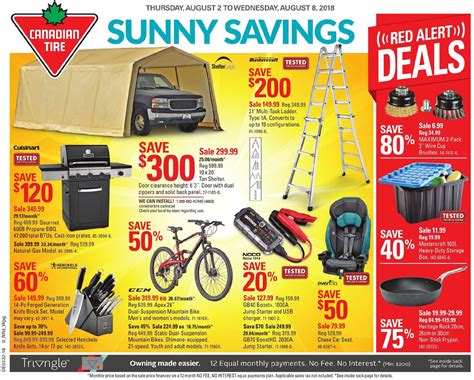 flyer for canadian tire