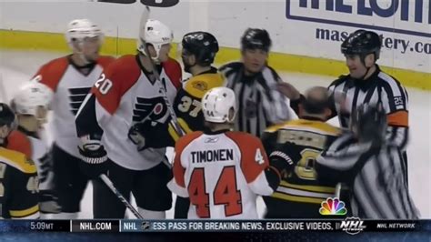 flyers vs bruins 2010