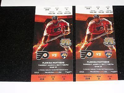 flyers vs panthers tickets