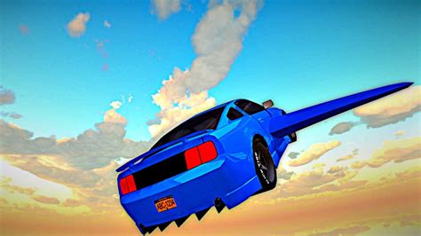flying car race game