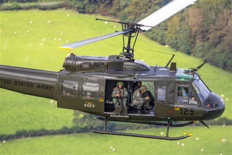 flying uh-1 huey helicopters in vietnam war