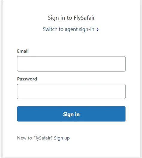 flysafair agent login